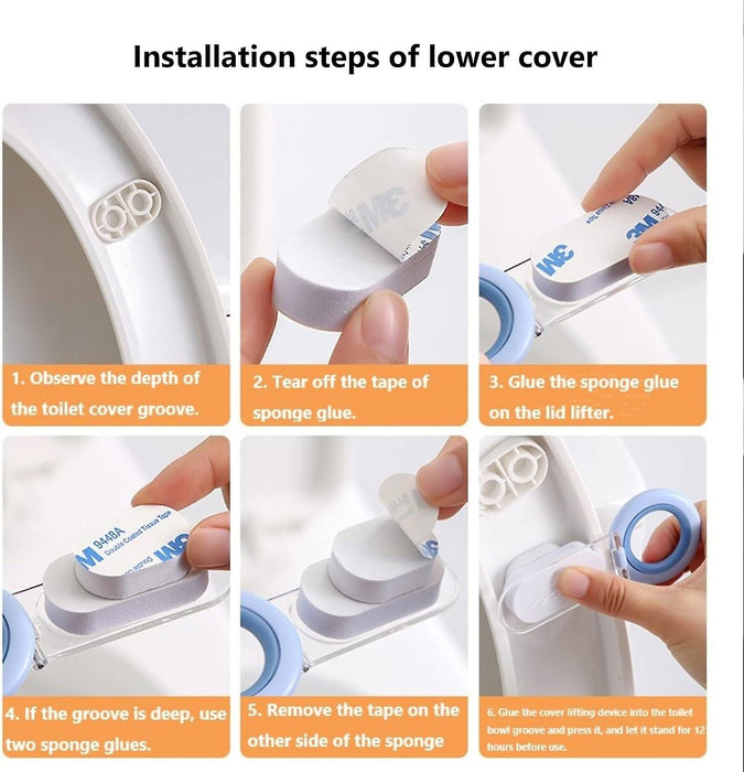 Multifunction Toilet Seat Lifter (2Pcs Pack)