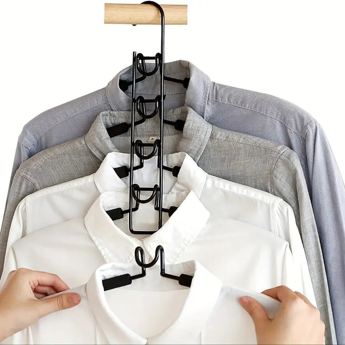 Detachable Anti-Slip 5 In 1 Multilayer Hanger