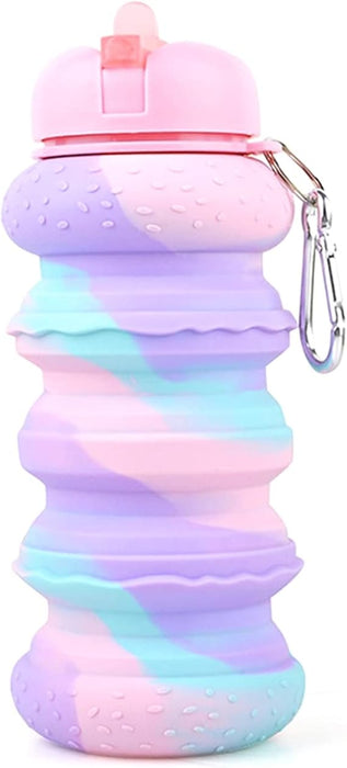 Foldable and Compressable Silicone Water Bottle
