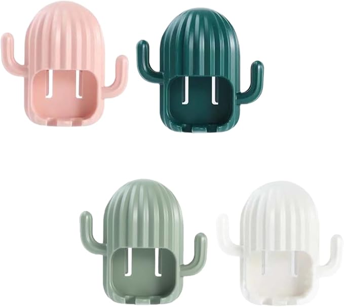 Wall Mounted Cactus Toothbrush Holder