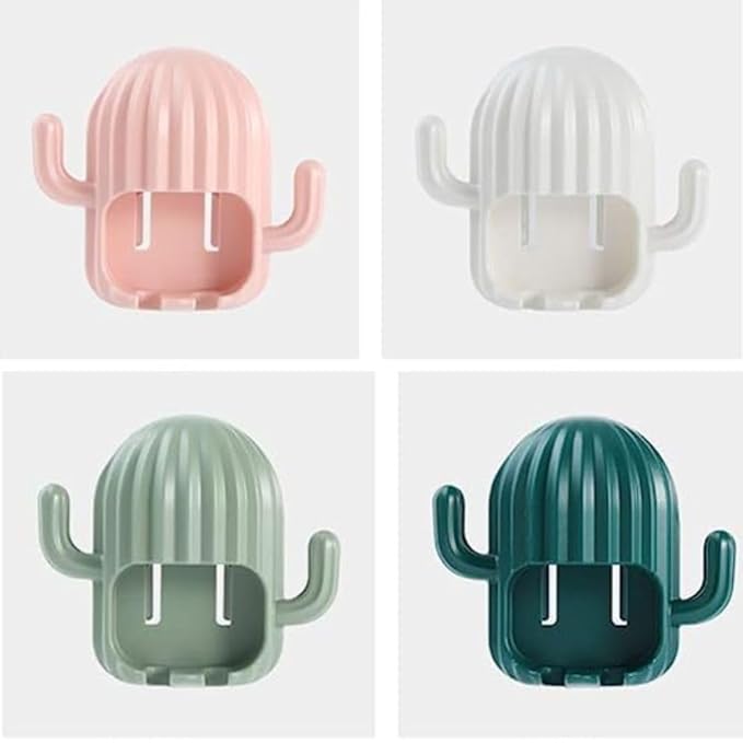 Wall Mounted Cactus Toothbrush Holder