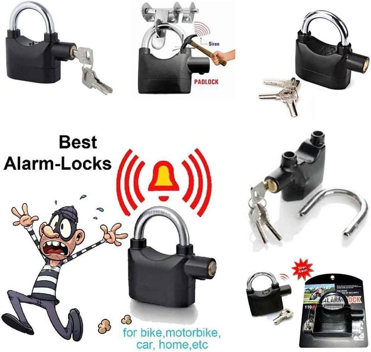 Waterproof Anti-Theft Motion Sensor Alarm Padlock