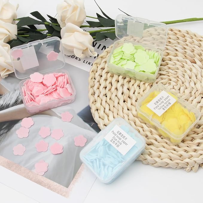 Mini Flower Shape Paper Soap