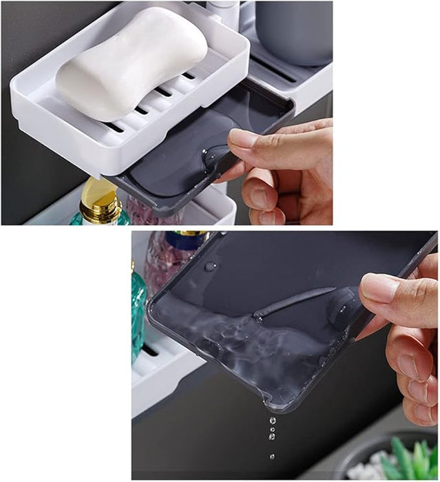 Wall Mounted 03 Tiers Soap Holder