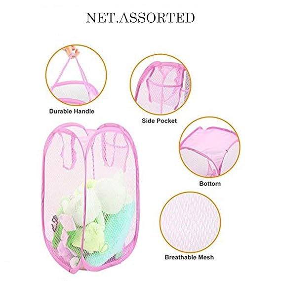 Foldable Nylon Laundry Basket