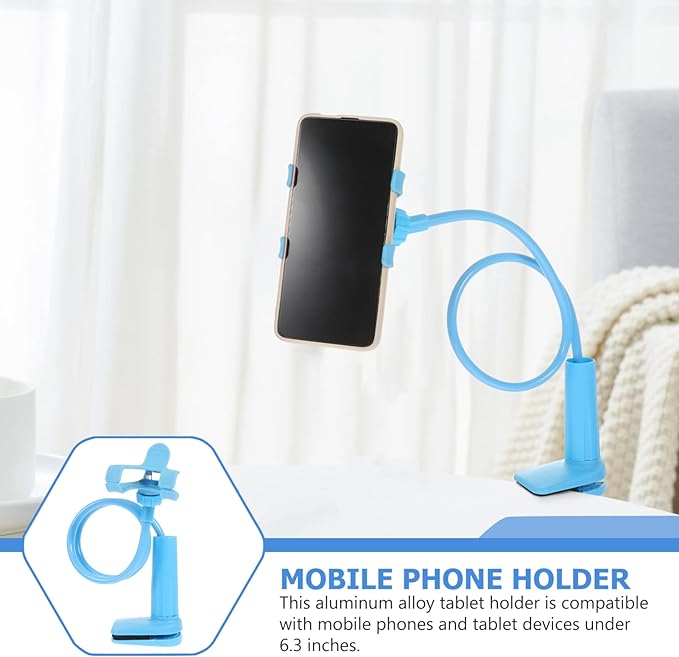 360° Rotatable Mobile Phone Holder with Flexible Stand
