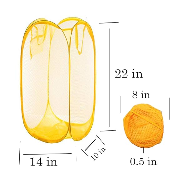Foldable Nylon Laundry Basket