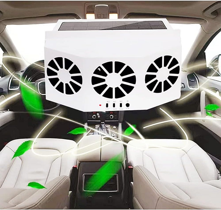 Solar Powered Car Ac Fan