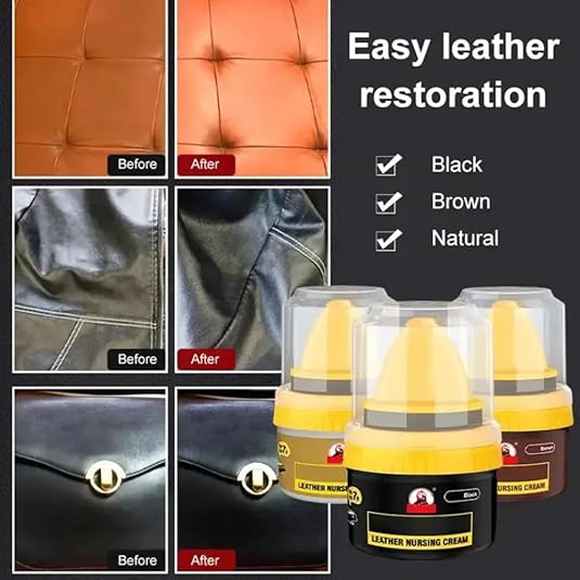 Leather Repair Cream Liquid Shiny Shoe Polish