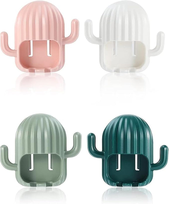 Wall Mounted Cactus Toothbrush Holder