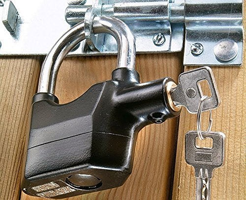 Waterproof Anti-Theft Motion Sensor Alarm Padlock