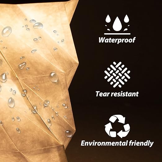 Portable LED Wood And Paper Lamp