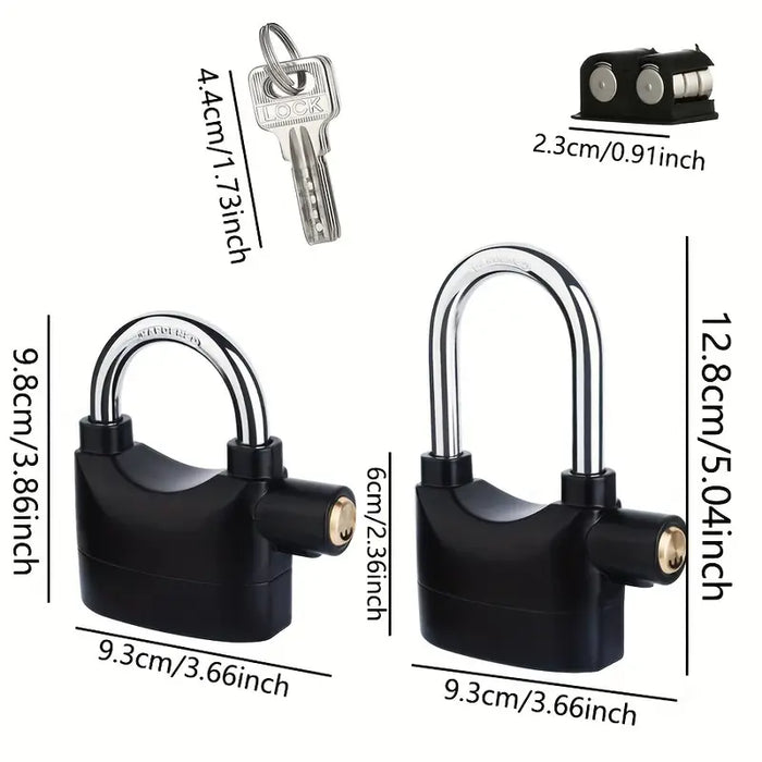 Waterproof Anti-Theft Motion Sensor Alarm Padlock