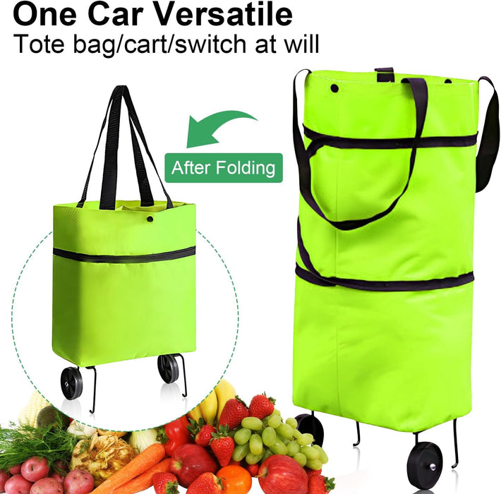Folding Shopping Trolley Bag With Wheel