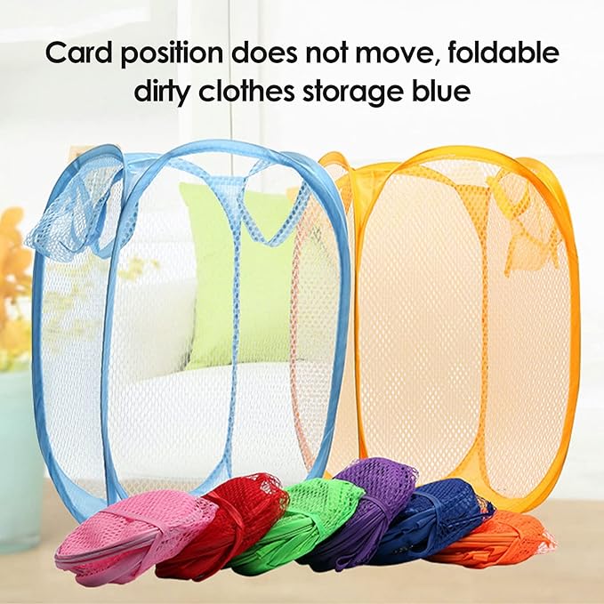 Foldable Nylon Laundry Basket