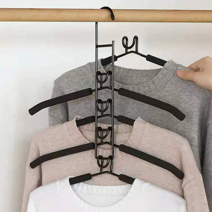 Detachable Anti-Slip 5 In 1 Multilayer Hanger