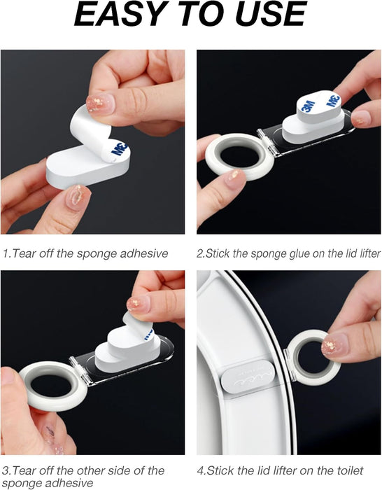 Multifunction Toilet Seat Lifter (2Pcs Pack)