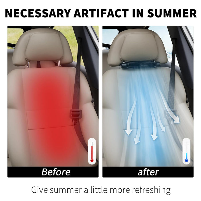 Portable Car Headrest Backseat Cooling Fan