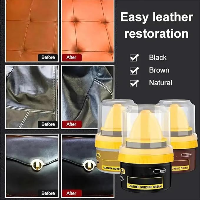 Leather Repair Cream Liquid Shiny Shoe Polish