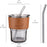 Re-Usable Heat and Cold Resistant Coffee Glass Mugs