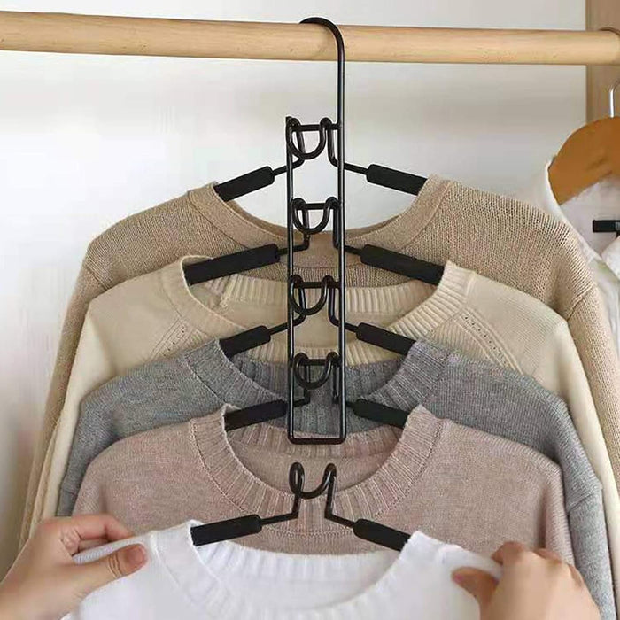 Detachable Anti-Slip 5 In 1 Multilayer Hanger
