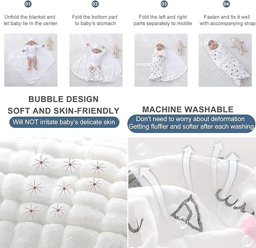 Newborn Baby Wrap Cover Blanket
