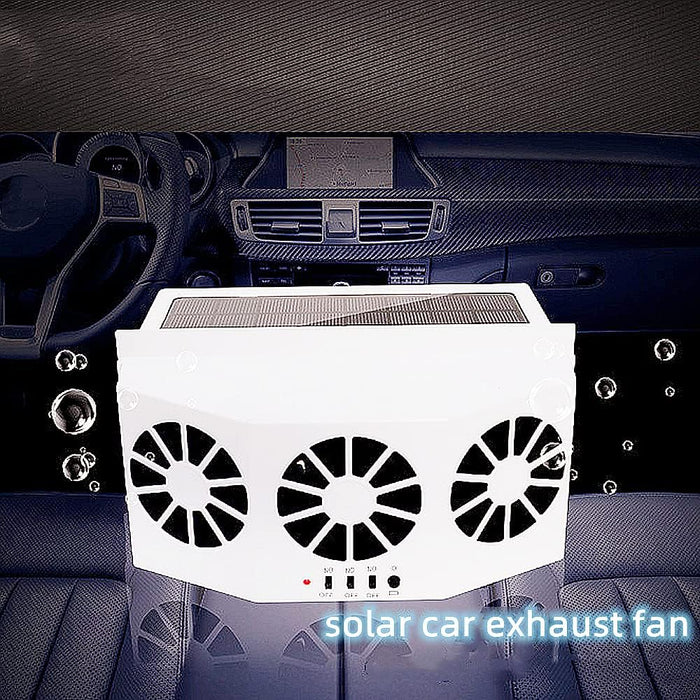 Solar Powered Car Ac Fan