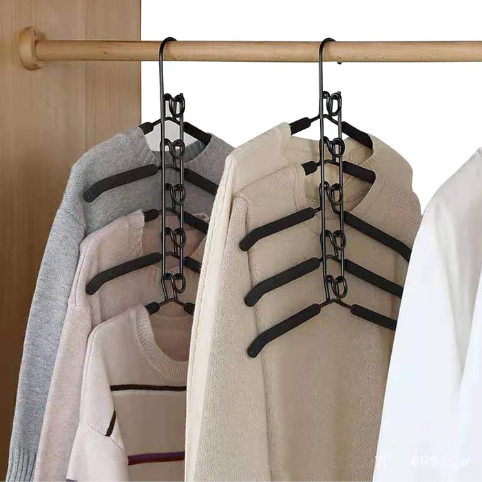 Detachable Anti-Slip 5 In 1 Multilayer Hanger