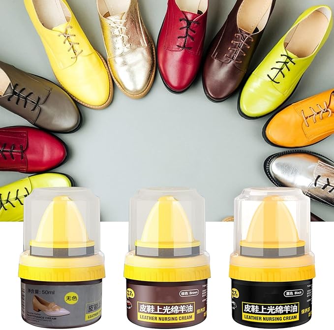Leather Repair Cream Liquid Shiny Shoe Polish