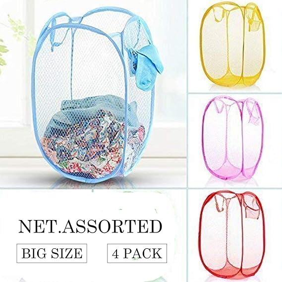 Foldable Nylon Laundry Basket