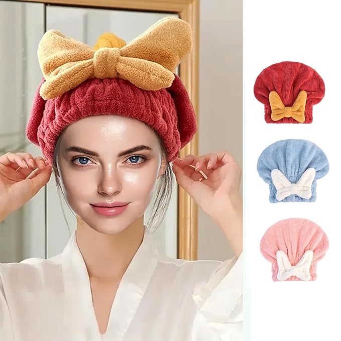 Microfiber Hair Drying Cap