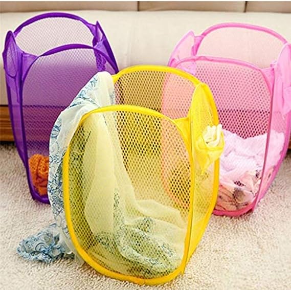 Foldable Nylon Laundry Basket