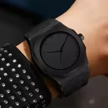 Arabic  Creative Military Quartz Sports Watches Black Aura