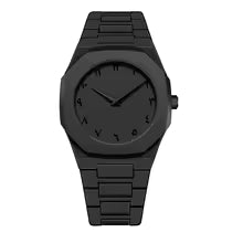 Arabic  Creative Military Quartz Sports Watches Black Aura