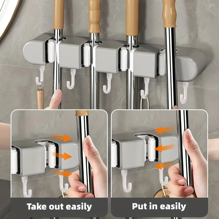 Wall Mounted Mop Holder