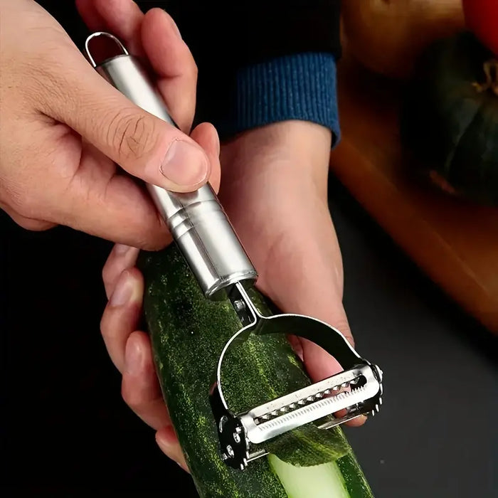 Multifunctional 2 In 1 Stainless Steel Peeler