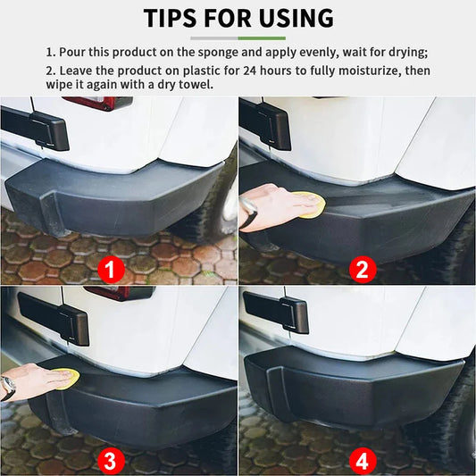 Car Plastic Restorer Back To Black Gloss Car Cleaning Product
