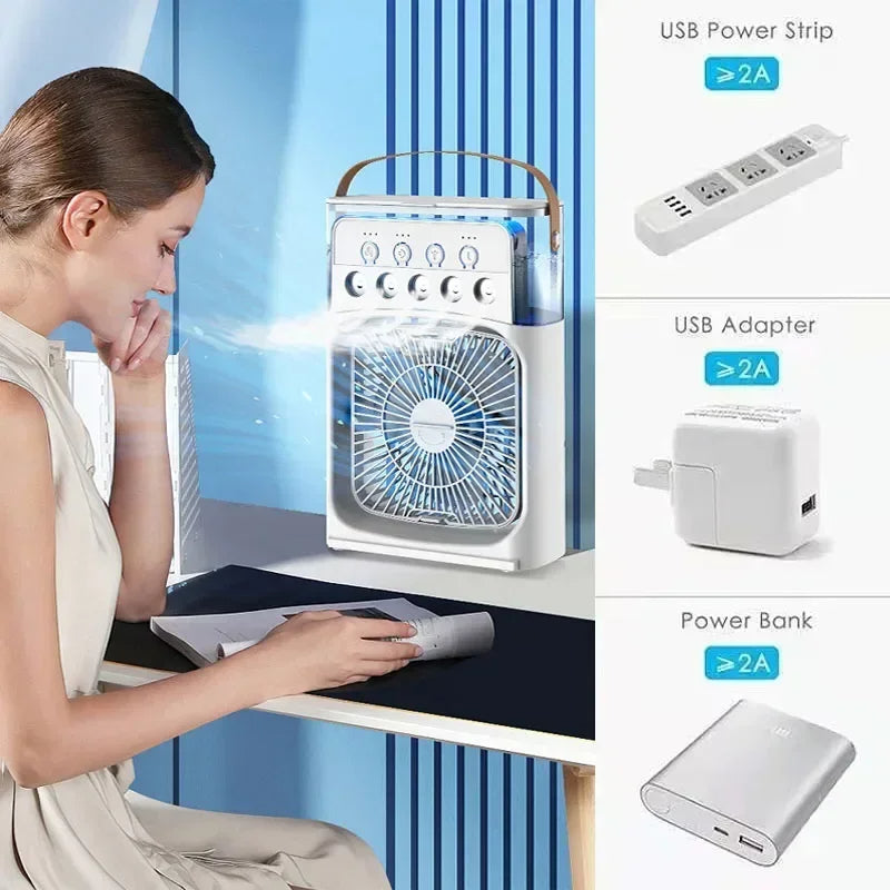 3 In 1 Fan AIr Conditioner Household Small Air Cooler