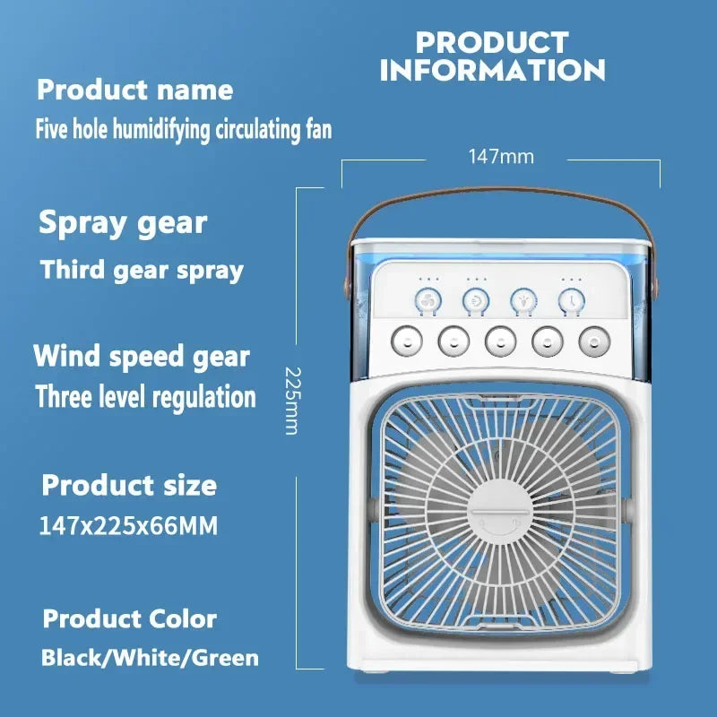 3 In 1 Fan AIr Conditioner Household Small Air Cooler