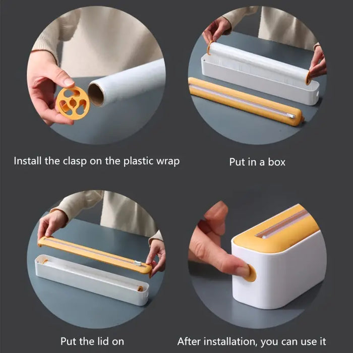 2in1 Foil Refillable Cling Wrap with Cutter