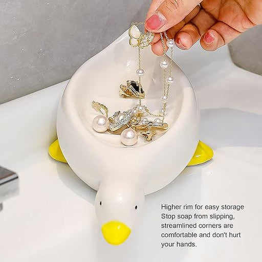 Duck Shape Soap Holder Dispenser