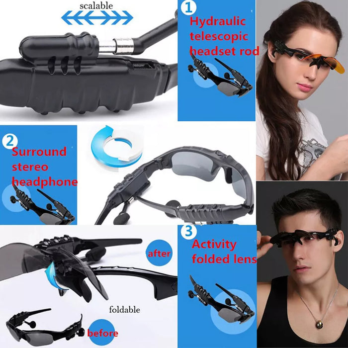 Wireless Bluetooth Sun Glasses
