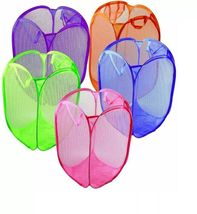 Foldable Nylon Laundry Basket